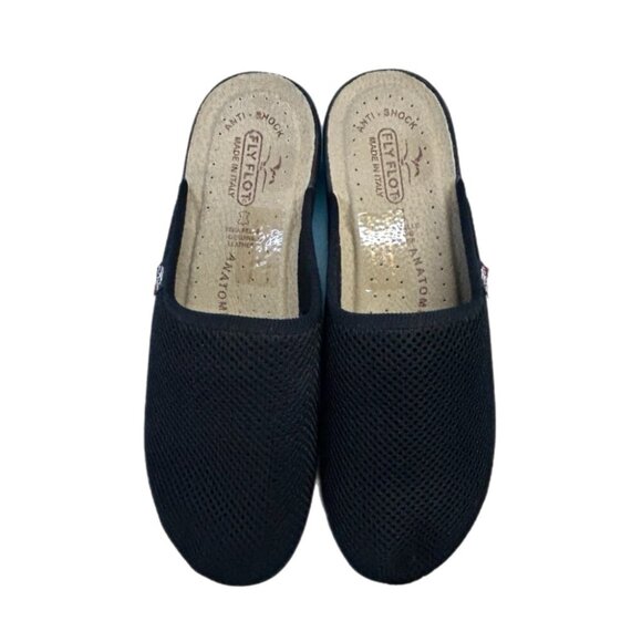 Fly Flot Italian Classic Open Back Mesh Clog Slip on Shoes SIZE 9.5 / 40 - Picture 2 of 7